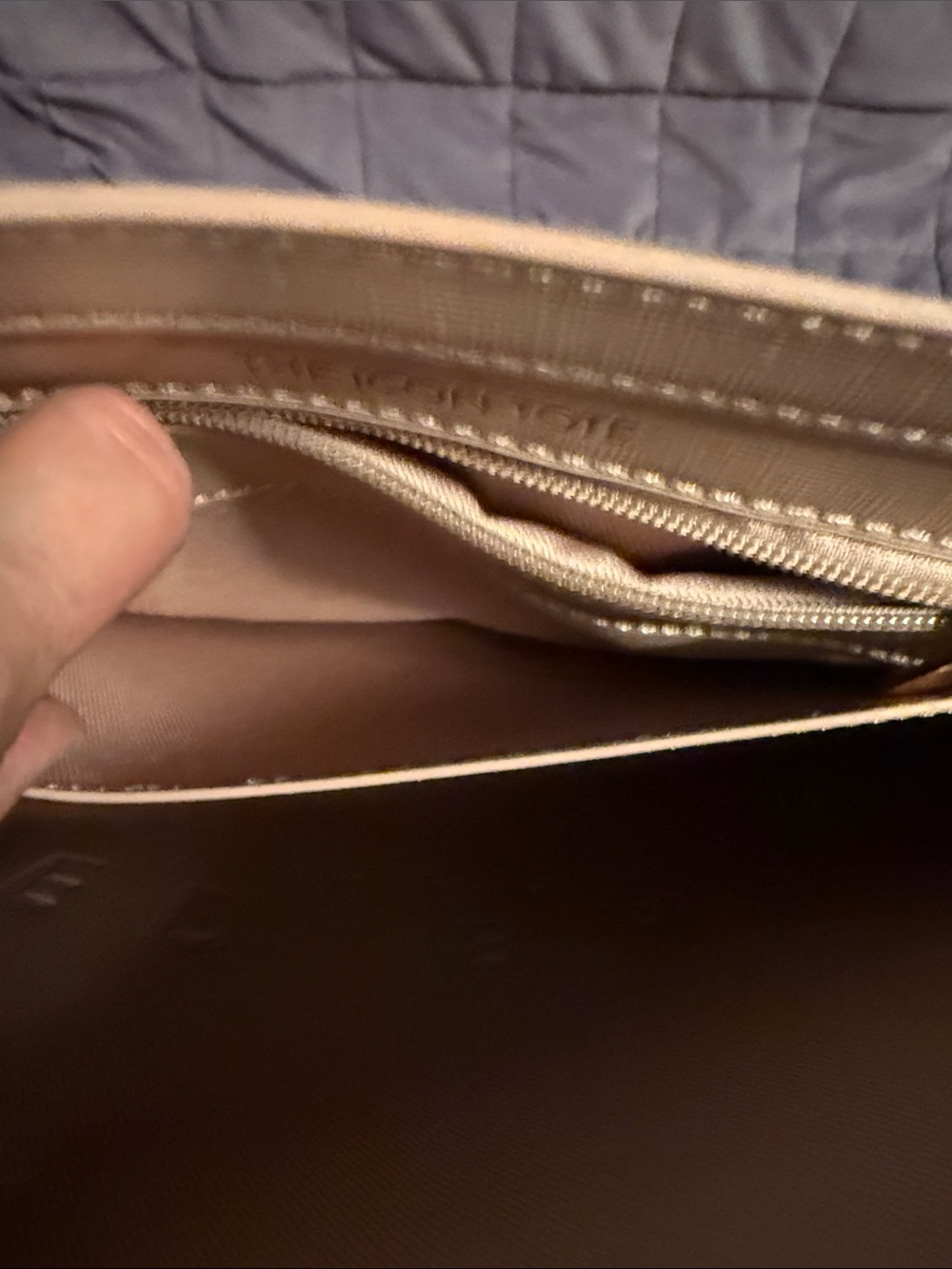 Ted Baker Blush Pink Embossed Tote - Picture 9 of 9